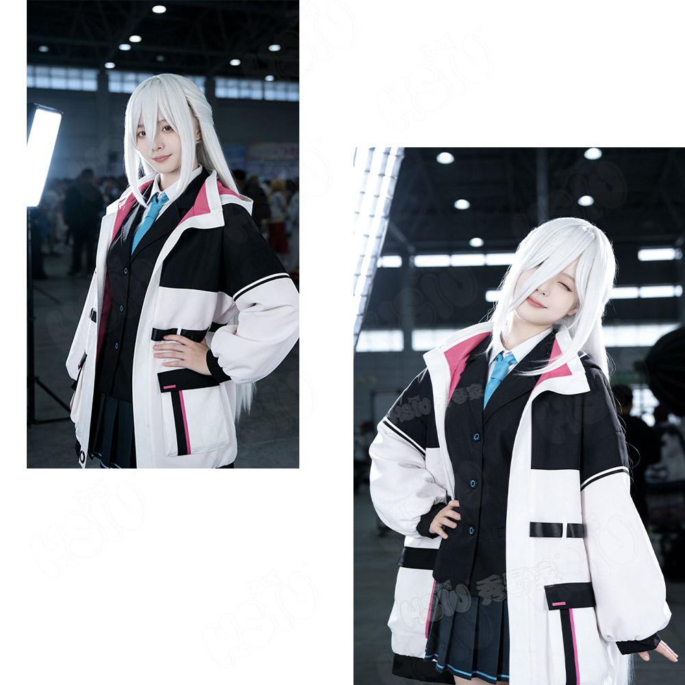 Anime Cosplay Blue Hair - Blue Archive Kei Cosplay Kostium Peruka