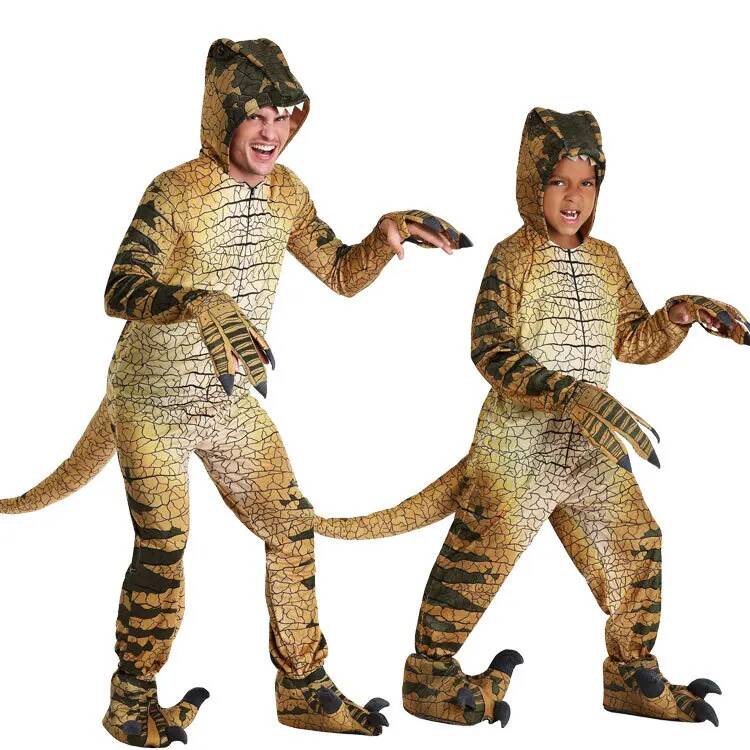 Anime Cosplay Jumpsuit - Kostiumy Dinozaura Tyrannosaurus dla Dzieci i