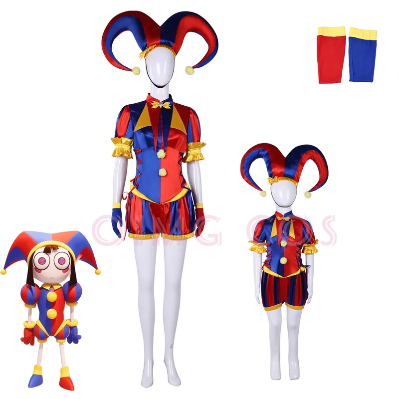 Anime Cosplay Jumpsuit - Kostium Cosplay Pomni z cyrku Amazing