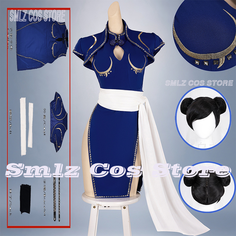 Niebieski kostium cosplay Chun – Anime Cosplay Ladies recenzja i cena
