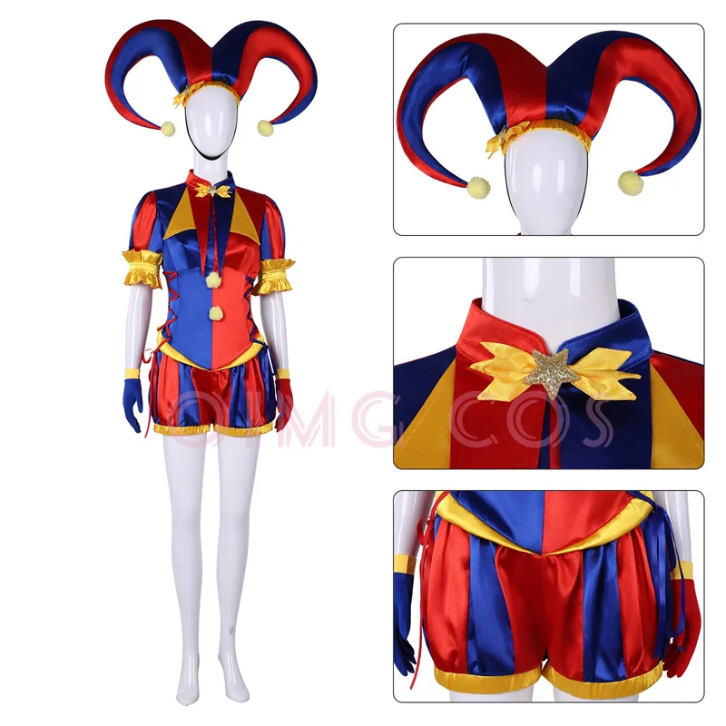 Kostium Cosplay Pomni z cyrku  – Anime Cosplay Jumpsuit recenzja i cena